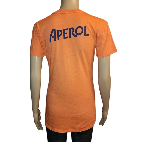 Aperol V-neck T-shirt S - Picture 5 of 9